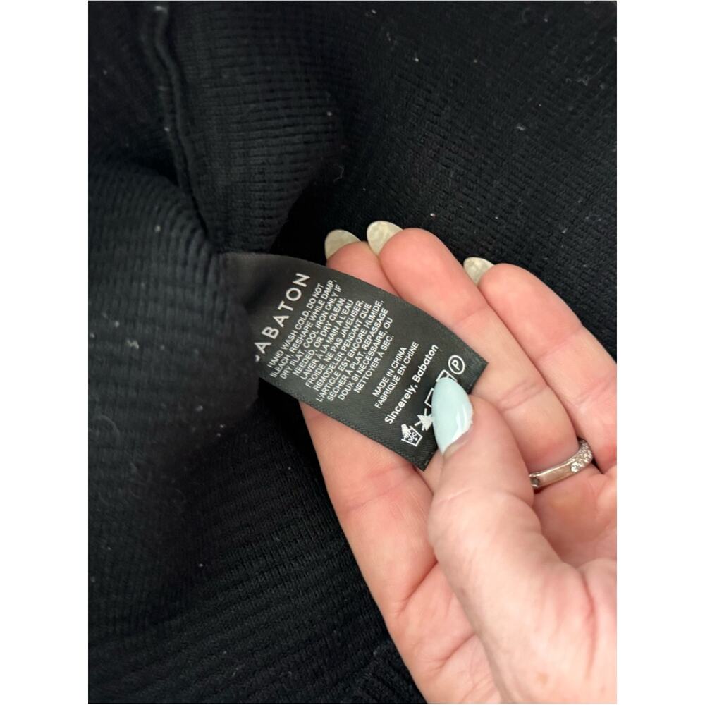 Babaton Black Ribbed Tank - Picture 3 of 4